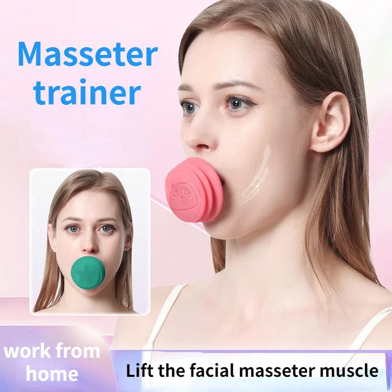 Facial masseter muscle trainer