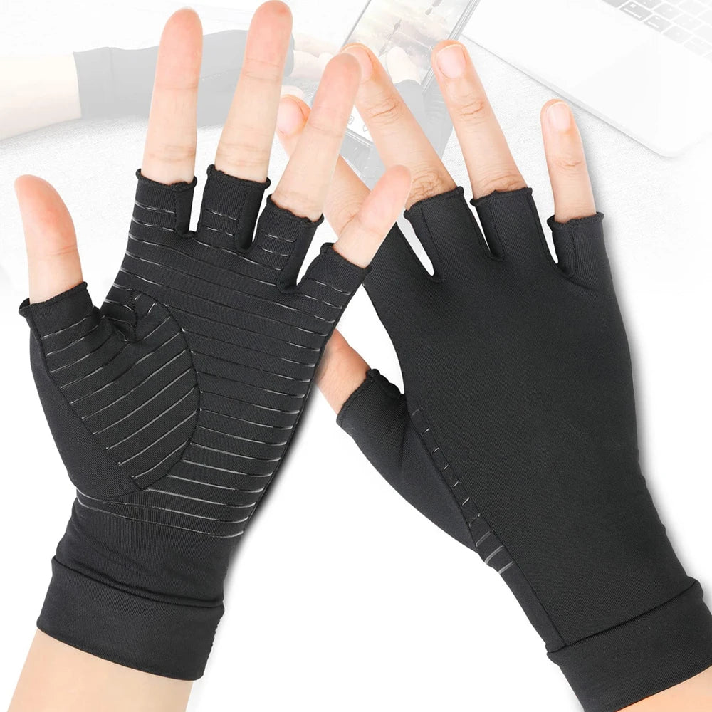 Copper Therapy Gloves For Hand Pain